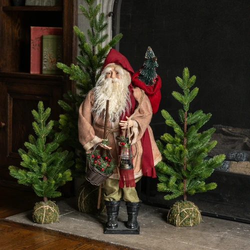 26" SANTA W/ WALKING STICK