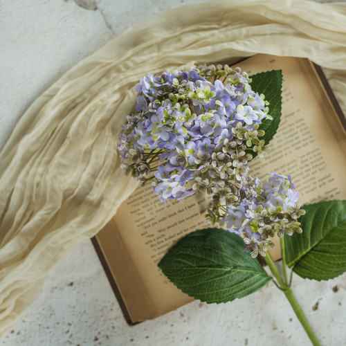 29" BLENDED PURPLE HYDRANGEA SPRAY