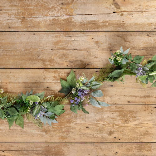 6' LAVENDER & SUCCULENT GARLAND