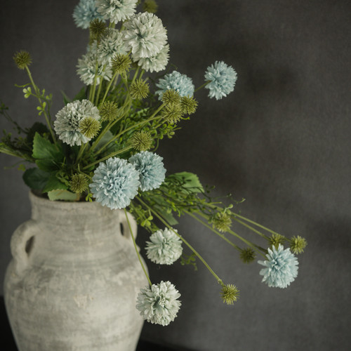 23.5" LIGHT BLUE POM POM BUNDLE