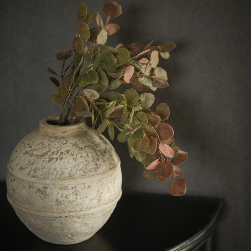 14.5" RUST POPLAR LEAF BUSH