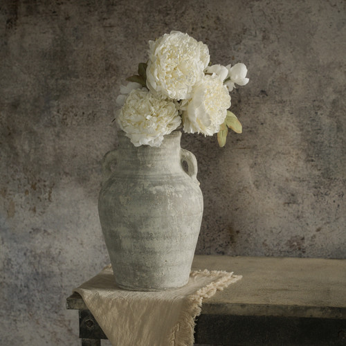22.75" WHITE ROSE SPRAY