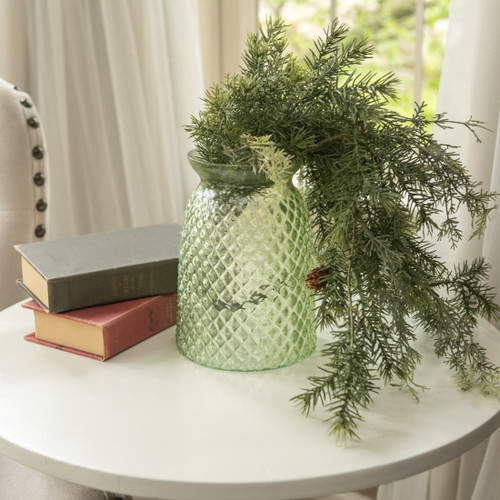 8" GLASS VASE