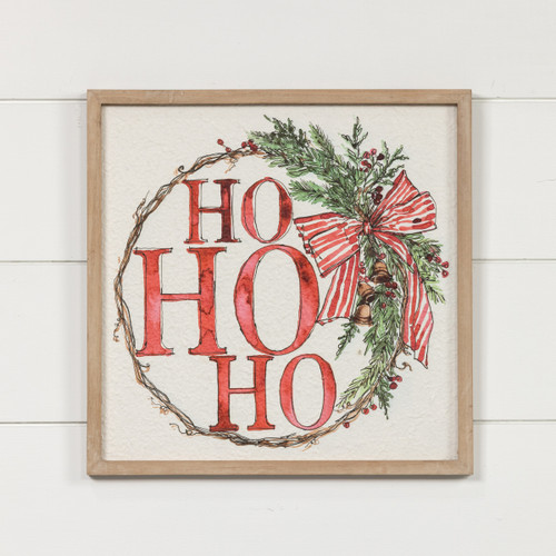 HO HO HO FRAMED PRINT