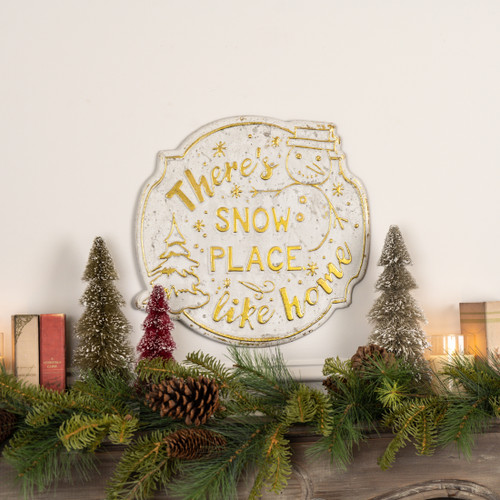 THERE'S SNOW PLACE LIKE HOME SIGN