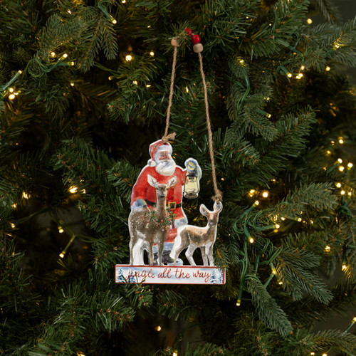 6" JINGLE ALL THE WAY ORNAMENT