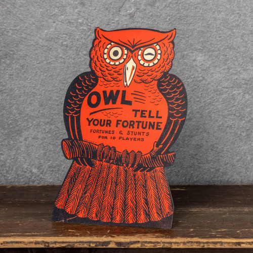 VINTAGE OWL FORTUNE DUMMY BOARD