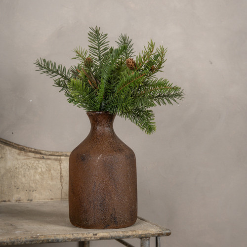 13.5"  HEMLOCK & DOUGLAS FIR W/ MINI PINECONE PICK
