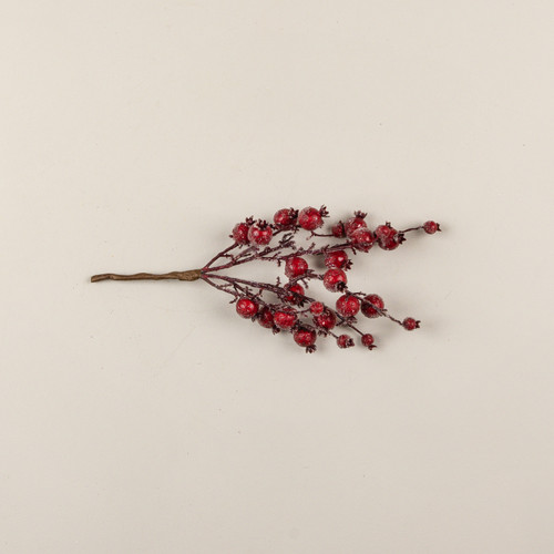 15" FROSTED RED BERRIES PICK