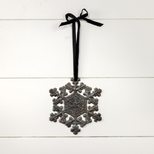 6" CRYSTAL SNOWFLAKE