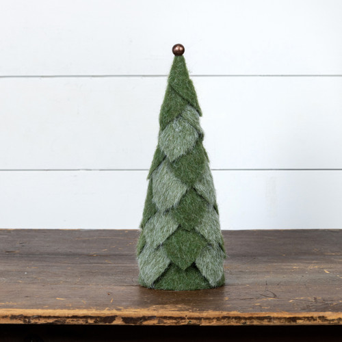 14.25" GREEN FELT TREE