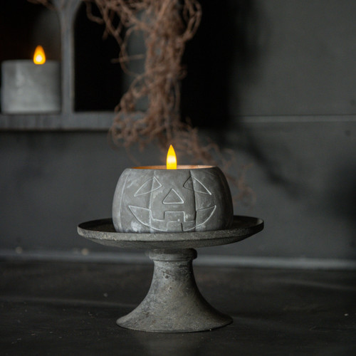 3" JACK-O-LANTERN 3D FLAME CANDLE