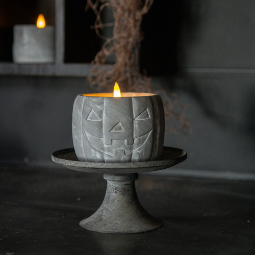3.75" JACK-O-LANTERN 3D FLAME CANDLE
