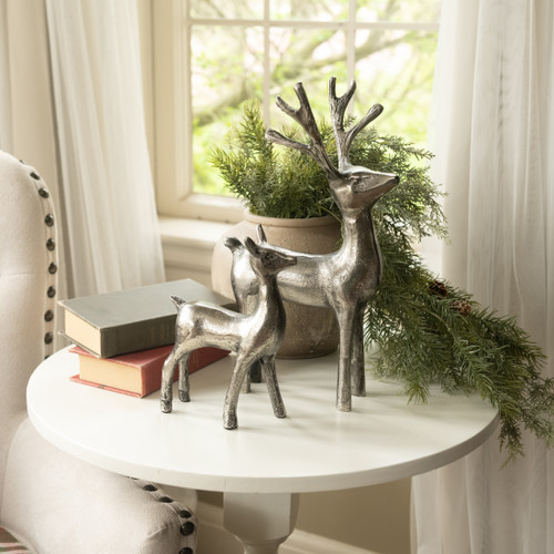 8.75" PEWTER REINDEER CALF