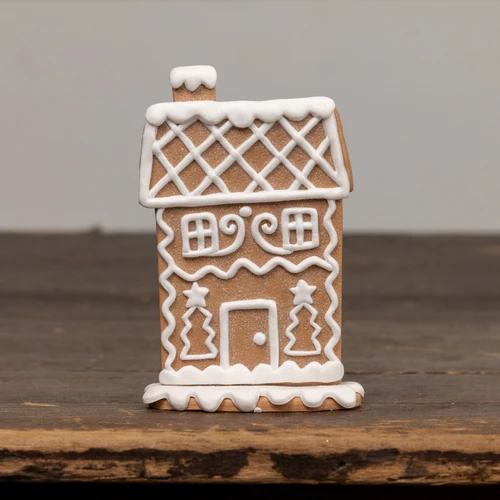 5.5" LIGHTED GINGERBREAD HOUSE