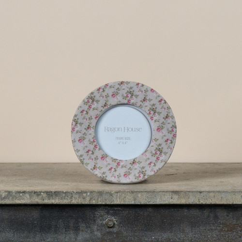 ETHEL'S GARDEN 4 x 4" CIRCULAR PHOTO FRAME