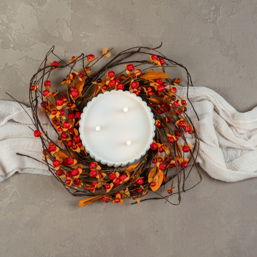 12" BITTERSWEET CANDLE RING