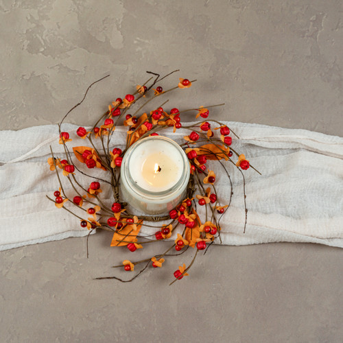9" BITTERSWEET CANDLE RING