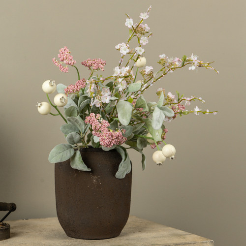 22" PINK BERRY & LAMB'S EAR BUNDLE