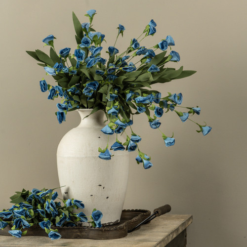 22.5" BLUE PAPER WILDFLOWER BUSH