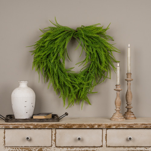 28" BEADED GRASS WREATH