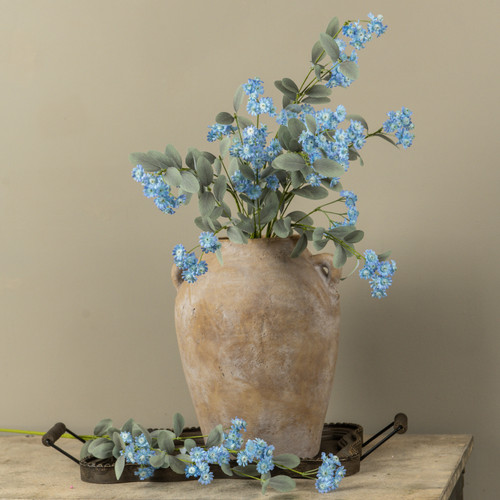 35" BLUE WILD DAISY SPRAY