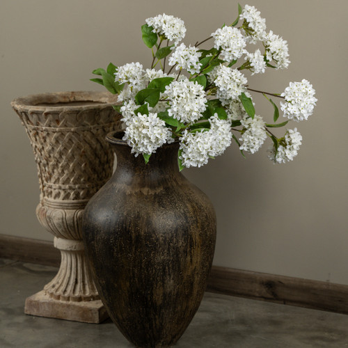 44" WHITE HYDRANGEA SPRAY