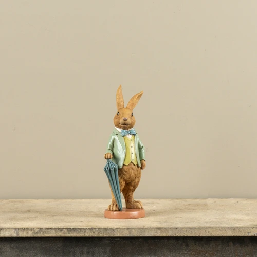 11.75" BUNNY W/ UMBRELLA