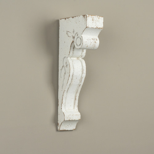 20" WHITE WOOD CORBEL