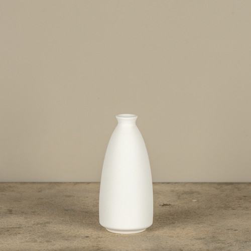 6.75" WHITE BUD VASE