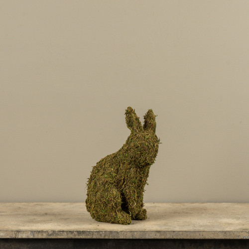 11.5" SNUGGLED MOSS BUNNY