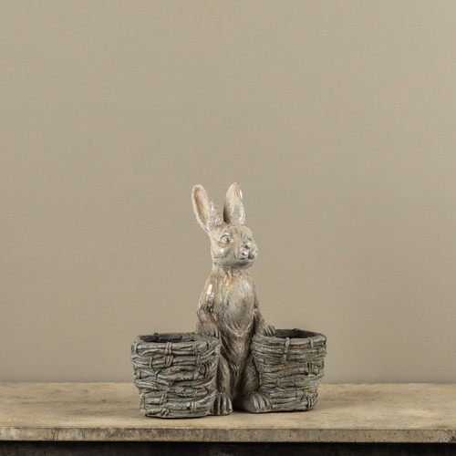 BUNNY W/ PAIR OF BASKETS