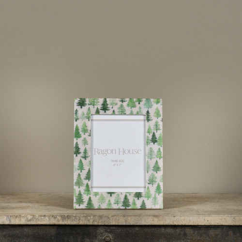 5" X 7" GREEN TREES PHOTO FRAME
