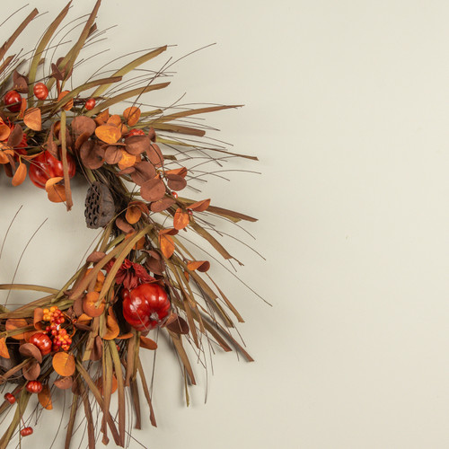 26" MIXED HARVEST WREATH