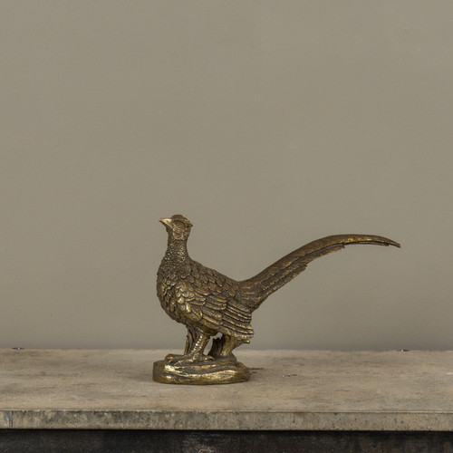 GOLD PHEASANT STATUETTE