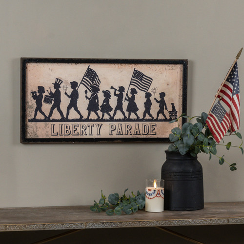 28" LIBERTY PARADE SILHOUETTE SIGN