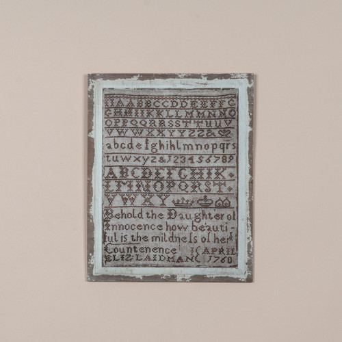 20" VINTAGE SAMPLER PRINT