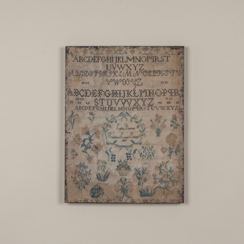 24" VINTAGE SAMPLER PRINT