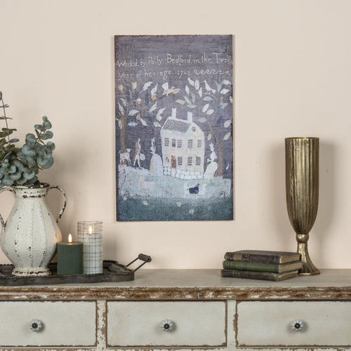 22" POLLY BEDFORD HOUSE PRINT