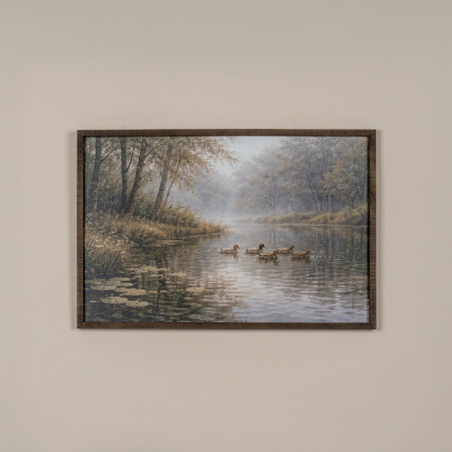 30" WOODLAND POND PRINT