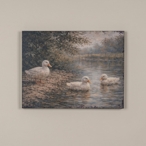24" WADING DUCKS PRINT