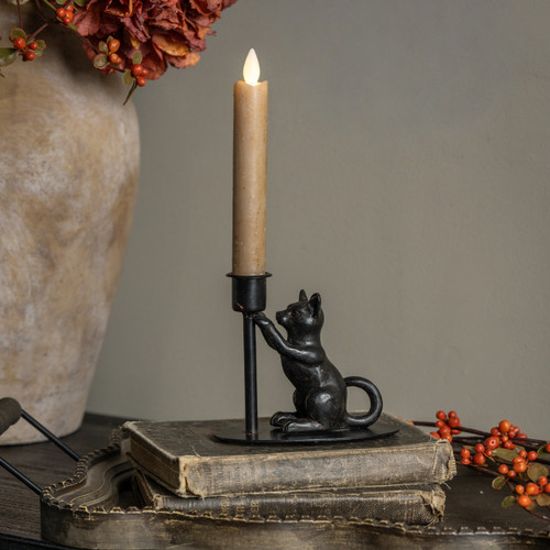 KITTEN TAPER CANDLE HOLDER