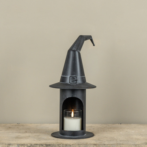 16" WITCH'S HAT PILLAR CANDLE HOLDER