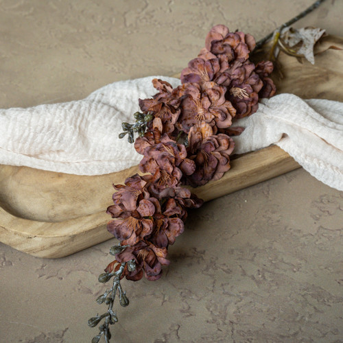 34" BROWN LARKSPUR SPRAY