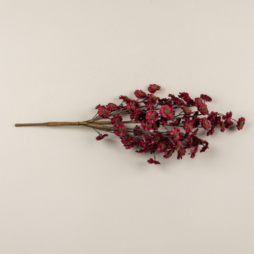 22" BURGUNDY MINI DAISY BUSH