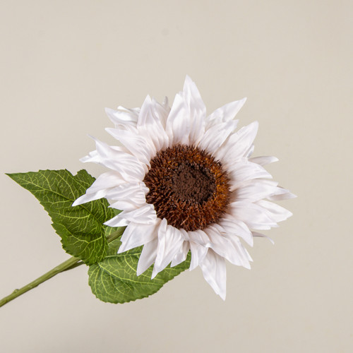 29" IVORY SUNFLOWER STEM