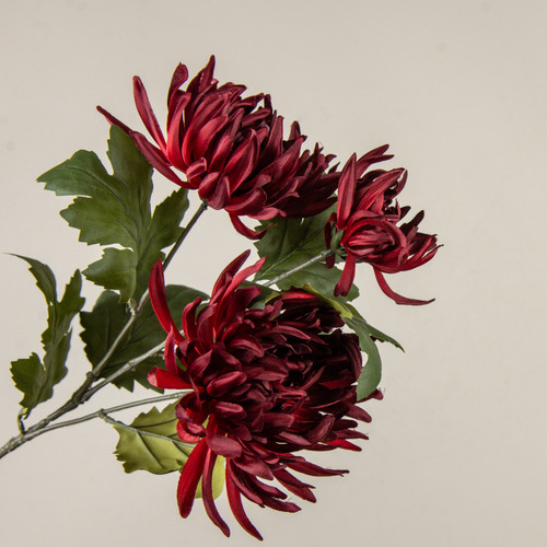 26" BURGUNDY MUM SPRAY