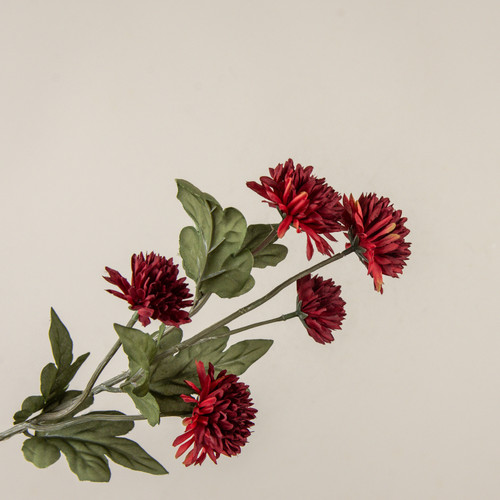 23" BURGUNDY MUM SPRAY