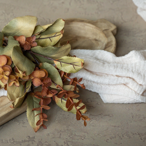 16" BROWN EUCALYPTUS & LAUREL LEAF PICK