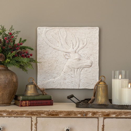 REINDEER WALL PLAQUE